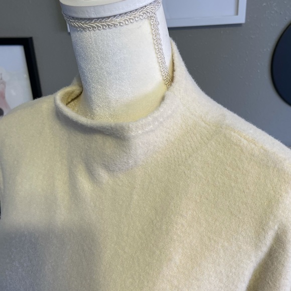 YAYA Women Cream Funnel Neck Sweater XL - Picture 8 of 12